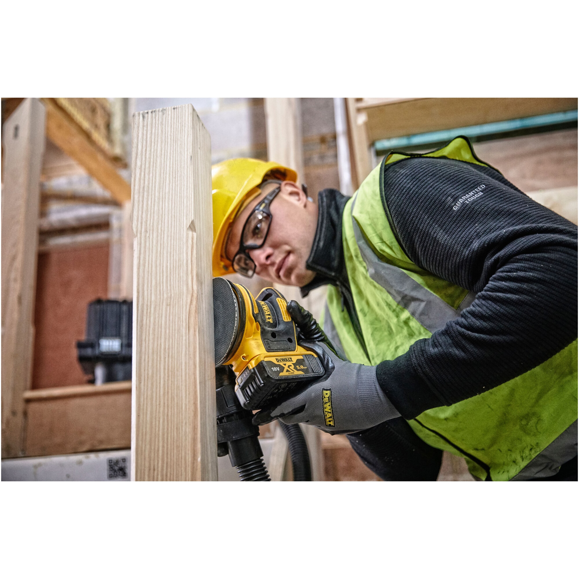 Slefuitor orbital pe acumulator DeWALT DCW210N, 18 V XR, motor