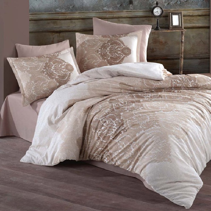 Ágyneműhuzat 1 személyre, LX0696 modell, 100% pamut, 3 darab