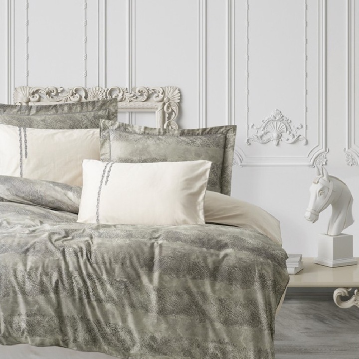 Ágyneműhuzat 2 fő részére, LX6381 modell, Satin Deluxe, 6 darab