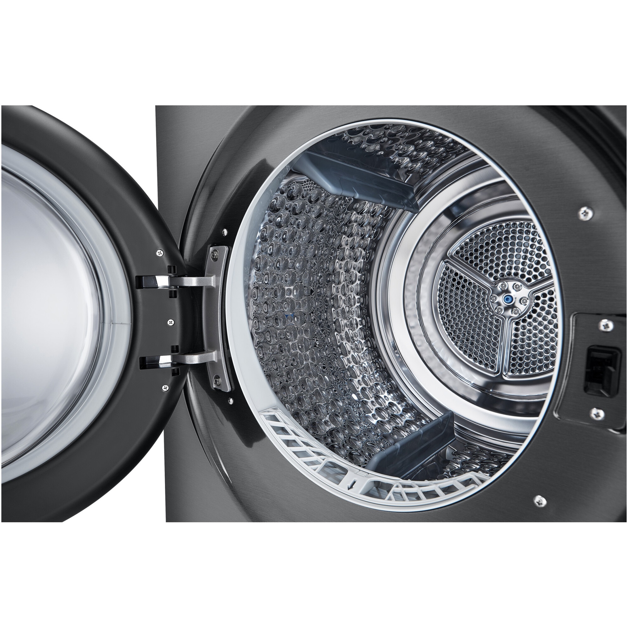 Masina de spalat rufe cu uscator LG WT1210BBF, Spalare 12 kg, Uscare 10 kg, 1400 RPM, Steam, TurboWash 360, Clasa A/C, Negru/Negru