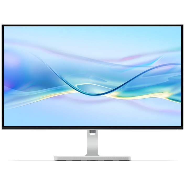 Monitor LED IPS Lenovo L27h-4A, 27", QHD (2560x1440), 100Hz, 1ms, Boxe 3W x 2, USB-C Docking, USB Hub, 2x HDMI, USB Type-C, Display Port, Pivot, Cloud Grey