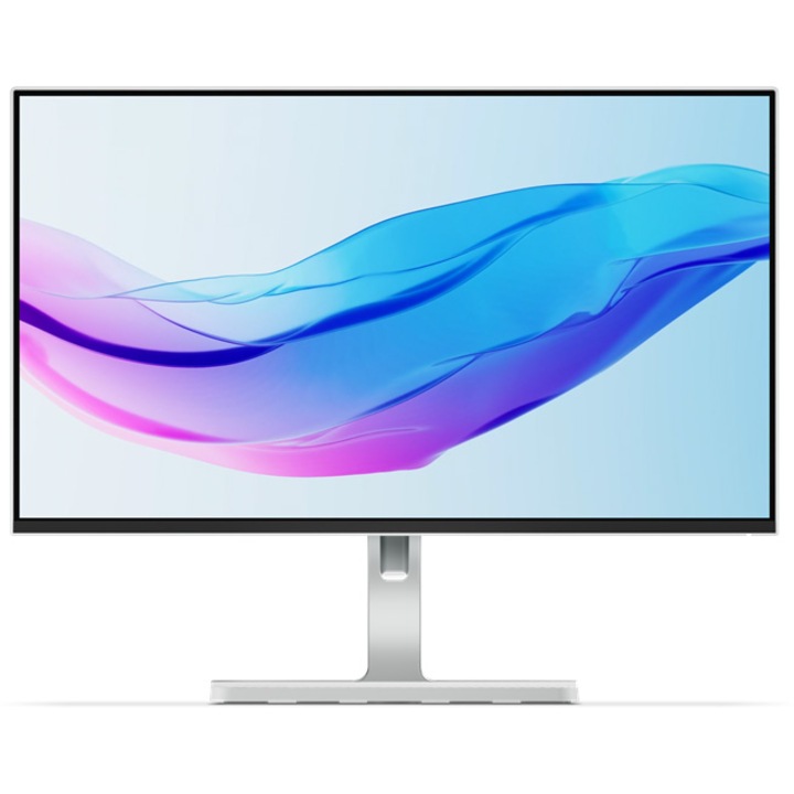 Lenovo L24m-4A Monitor, LED, 23,8”, Full HD, IPS, 100 Hz, tükröződésmentes, 3Wx2 integrált hangszóró, Pivot, felhőszürke