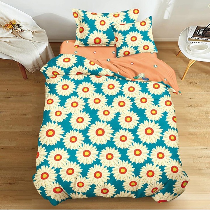 Ágyneműhuzat 1 személyre, LX0605 modell, Finet, 4 darab