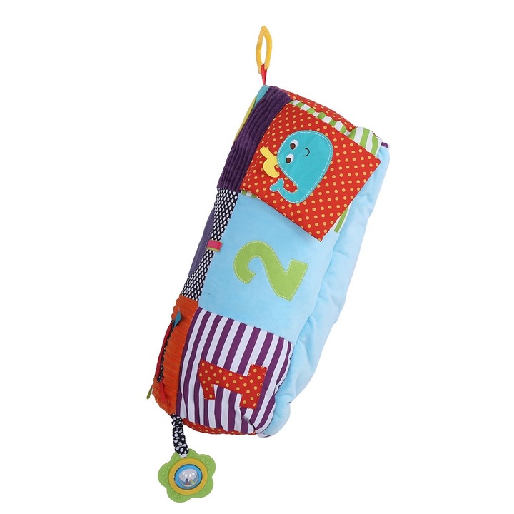 Covoras de joaca multifunctional tip puzzle, pentru tarat, cu clopotel, joc de familie, jucarie pentru bebelusi, covoras de tarat