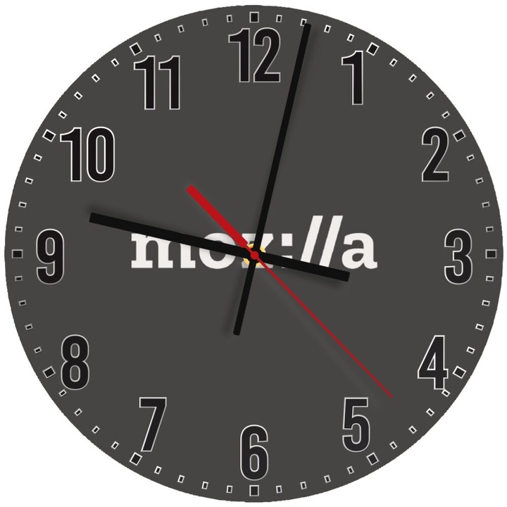 Ceas de perete din lemn 30cm, mecanism quartz, montare pe perete, culoare naturala