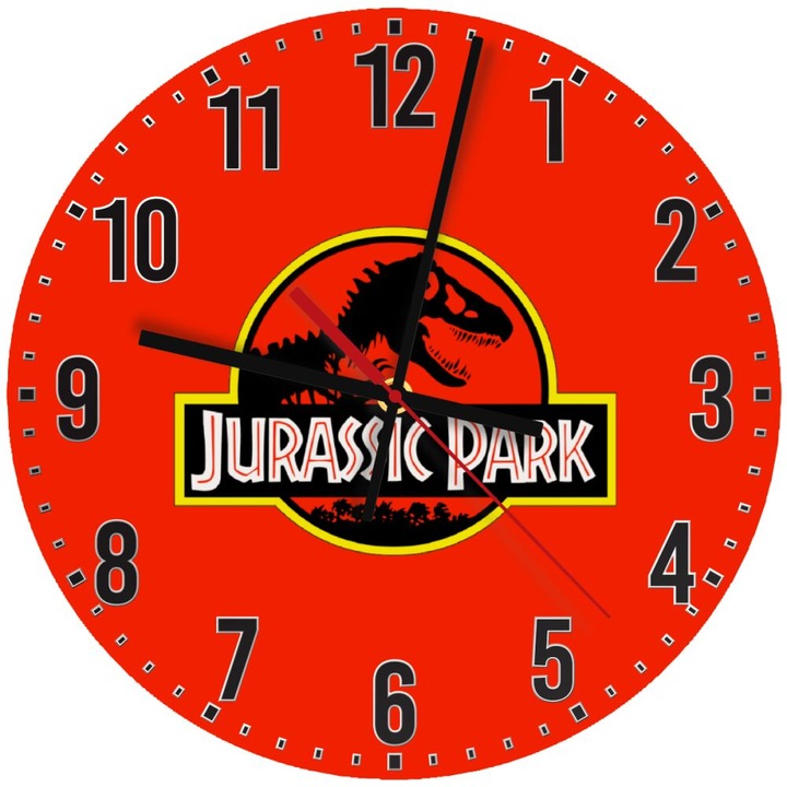 Ceas de perete din lemn 30cm, mecanism quartz, montare pe perete, culoare naturala