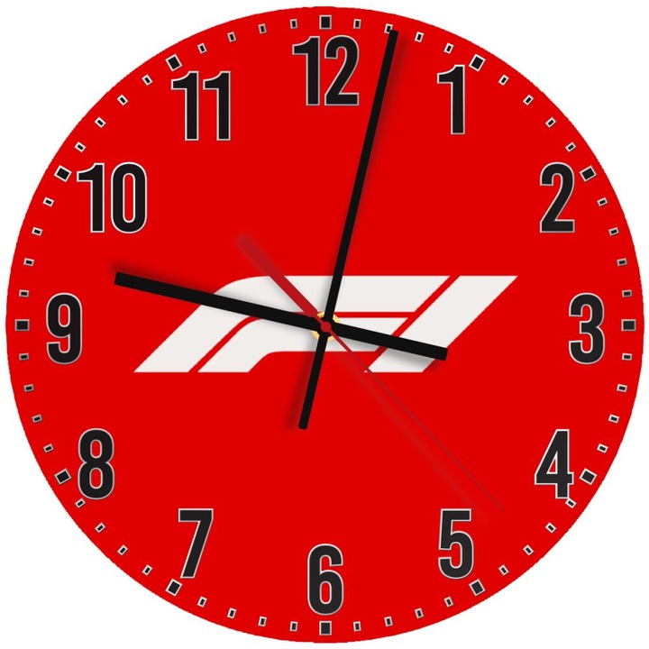 Ceas de perete din lemn 30cm, mecanism quartz, montare pe perete, culoare naturala