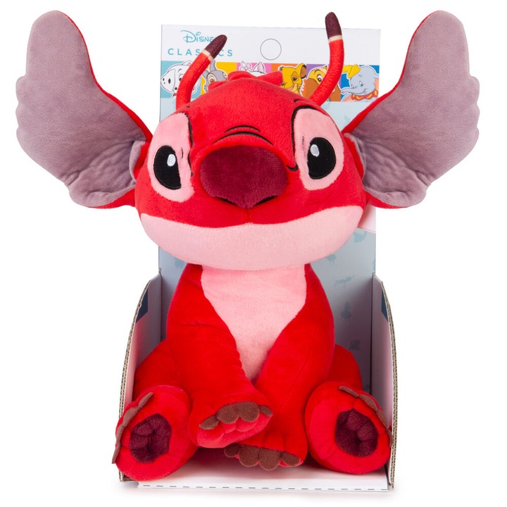 Jucarie de plus Disney Stitch Leroy moale cu sunet 35cm