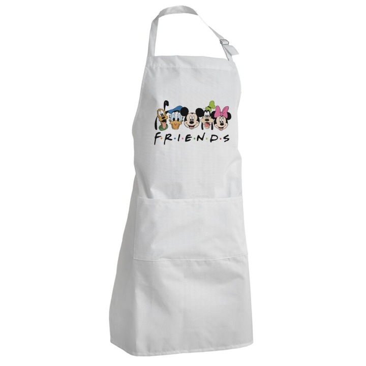 Sorturi bucatarie, sort de bucatar, alb, cu 2 buzunare, impermeabil, dimensiuni mari