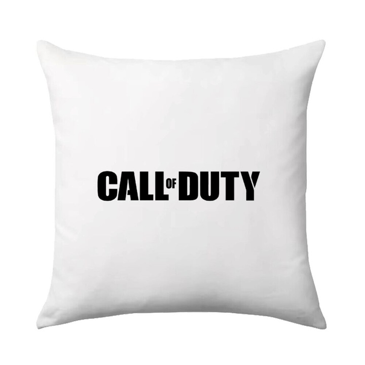 Perna decorativa Call of Duty 40x40cm, design pe o parte, umplutura lavabila, multicolor