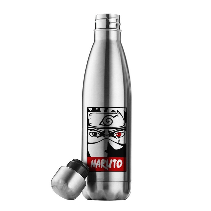 Termos din inox dublu perete, 500ml, capac etans, pentru bauturi calde si reci