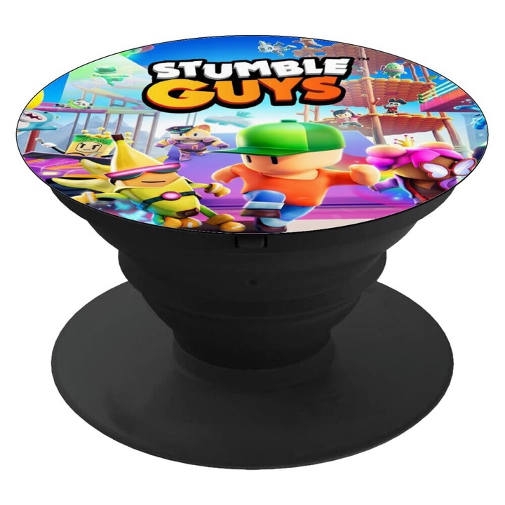 Suport telefon mobil, negru, 4cm