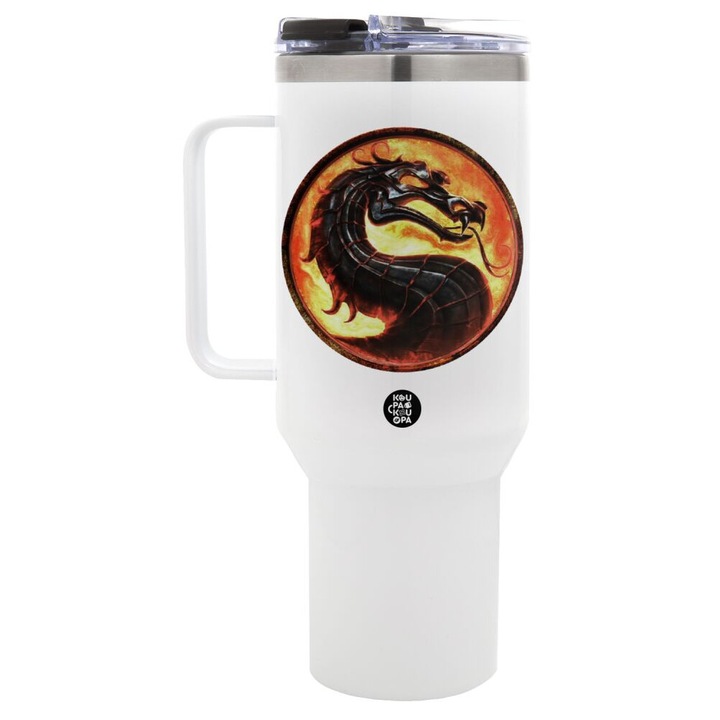 Cana termica, Mega, 1,2L, inox, capac rotativ