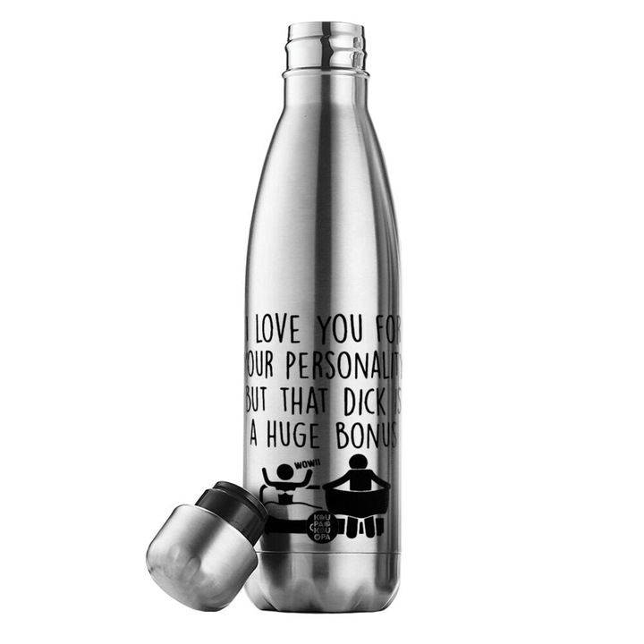 Termos din inox, 500ml, design ergonomic, izolatie avansata, fara BPA