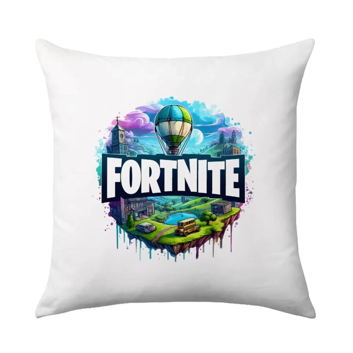Perna decorativa, Fortnite, poliester, 40x40cm, Multicolor