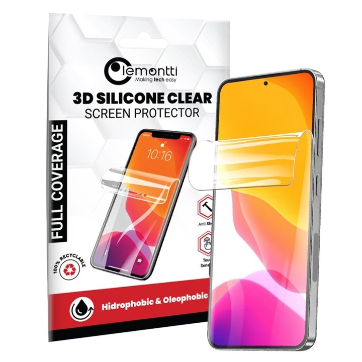 Folie de protectie Lemontti Silicon Clear Samsung Galaxy S24 FE