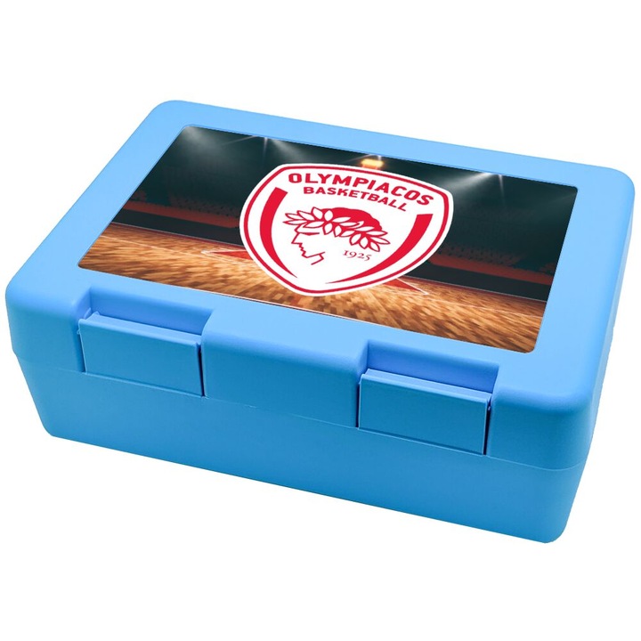 Container pentru gustari copii, LIGHT BLUE, 185x128x65mm, plastic fara BPA