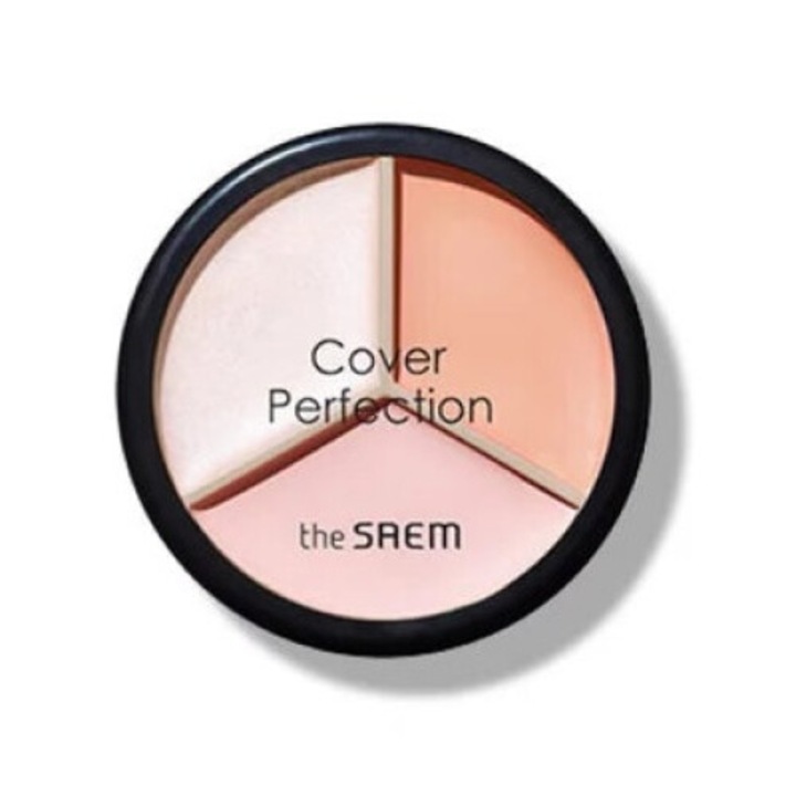 The Saem Cover Perfection Triple Pot Korrektor 05 Dark Up Beige 4.5g