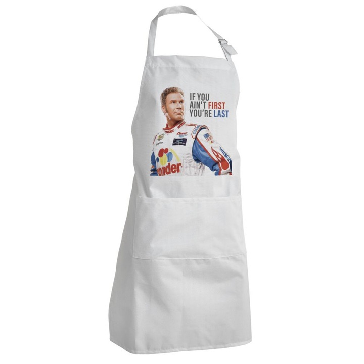 Sorturi bucatarie, sort de bucatar, alb, cu 2 buzunare, impermeabil, dimensiuni mari