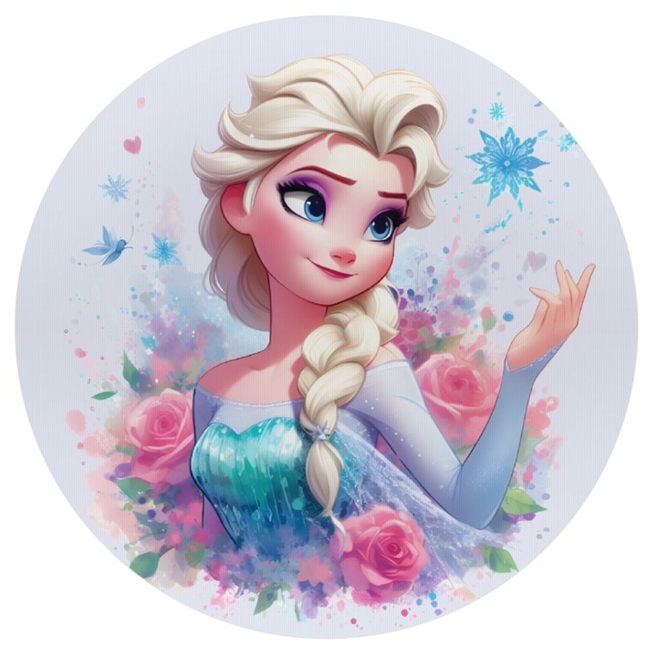 Mousepad Elsa Princess, silicon, 20 cm, multicolor
