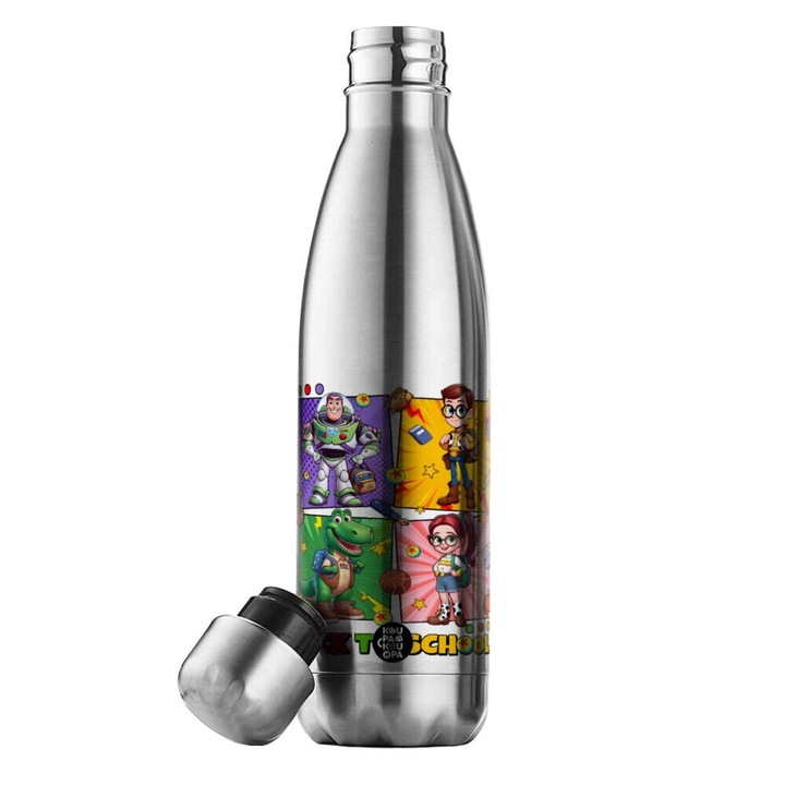 Termos din inox, 500ml, design ergonomic, izolatie avansata, fara BPA