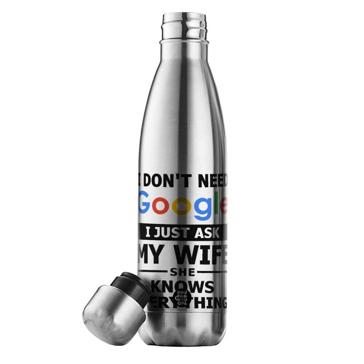 Termos din inox, 500ml, design ergonomic, izolatie avansata, fara BPA