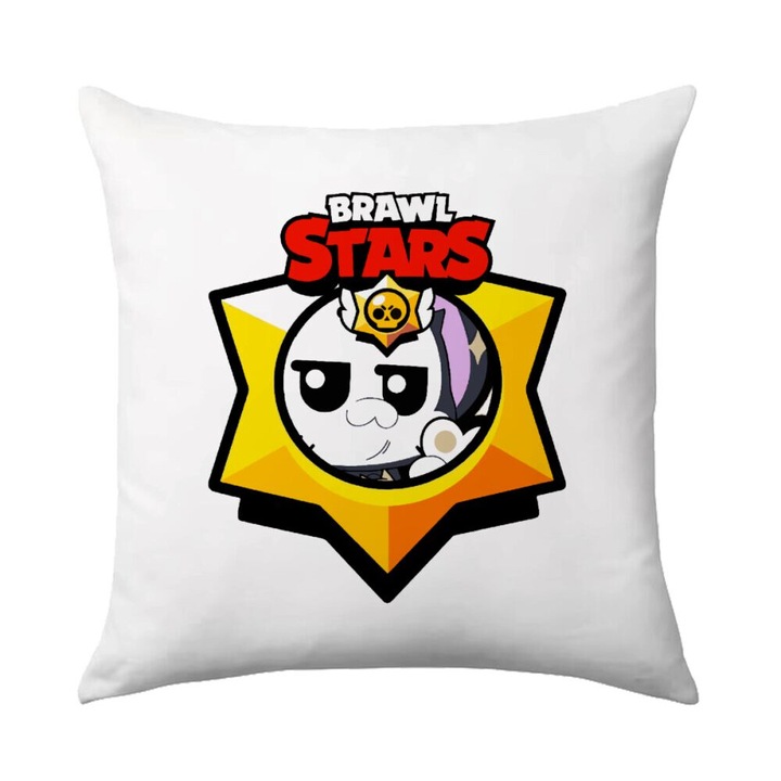 Perna decorativa, Poliester, Brawl Stars, 40x40cm, multicolor