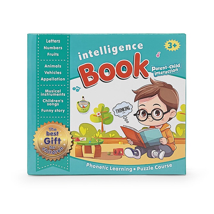 Carte Electronica, Interactiva pentru copii, comenzi prin atingere, Invatarea Limbii Engleze prin Joc si Descoperire, + 3 ani