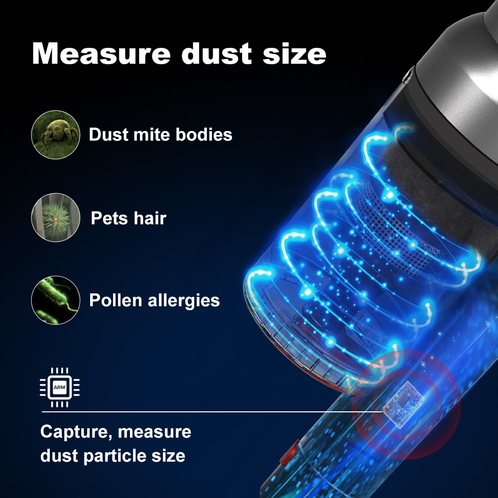 Aspirator Vertical Inteligent Liectroux i10(D6813), ecran LED, autonomie 45 de minute, capacitate 1.1L, 1130x240x220mm, Gri