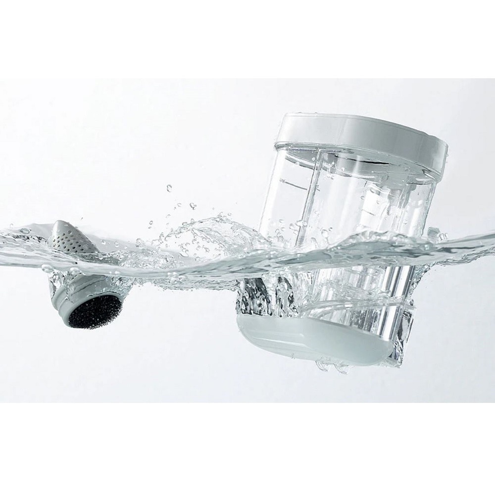Aspirator multifunctional cu lampa UV UWANT, M300, elimina acarienii, plosnitele si parul animalelor, curata si dezinfecteaza, ideal pentru covoare, canapele, textile, rezervor 0.3 litri, functie aer cald 55°C, sistem multifiltre, putere 13Kpa, alb