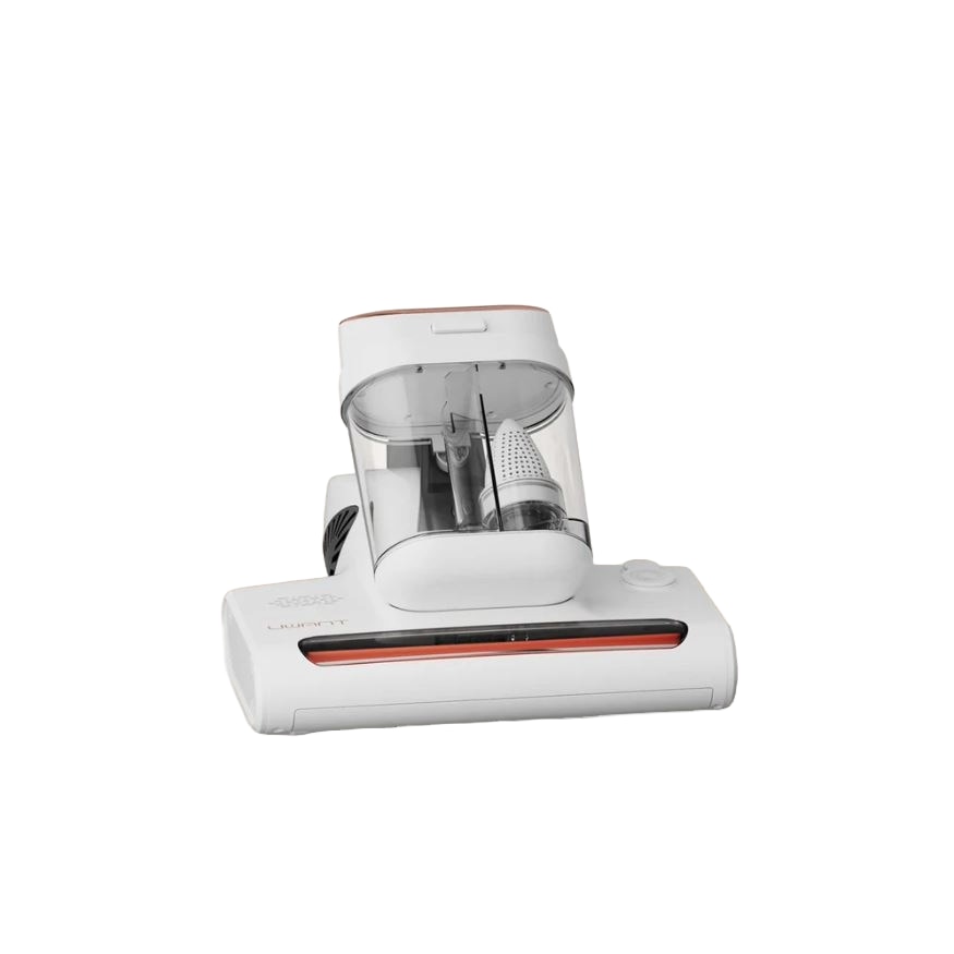 Aspirator multifunctional cu lampa UV UWANT, M300, elimina acarienii, plosnitele si parul animalelor, curata si dezinfecteaza, ideal pentru covoare, canapele, textile, rezervor 0.3 litri, functie aer cald 55°C, sistem multifiltre, putere 13Kpa, alb