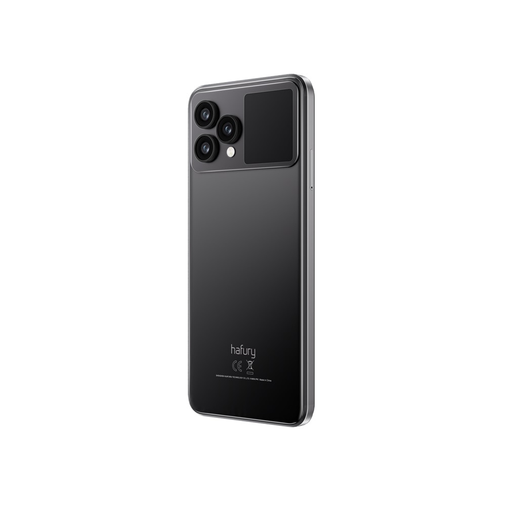 Telefon mobil Cubot Hafury V1, 4G, 6.58" FHD+, 16GB RAM(8GB+ 8GB extensibil), 256GB ROM, Negru