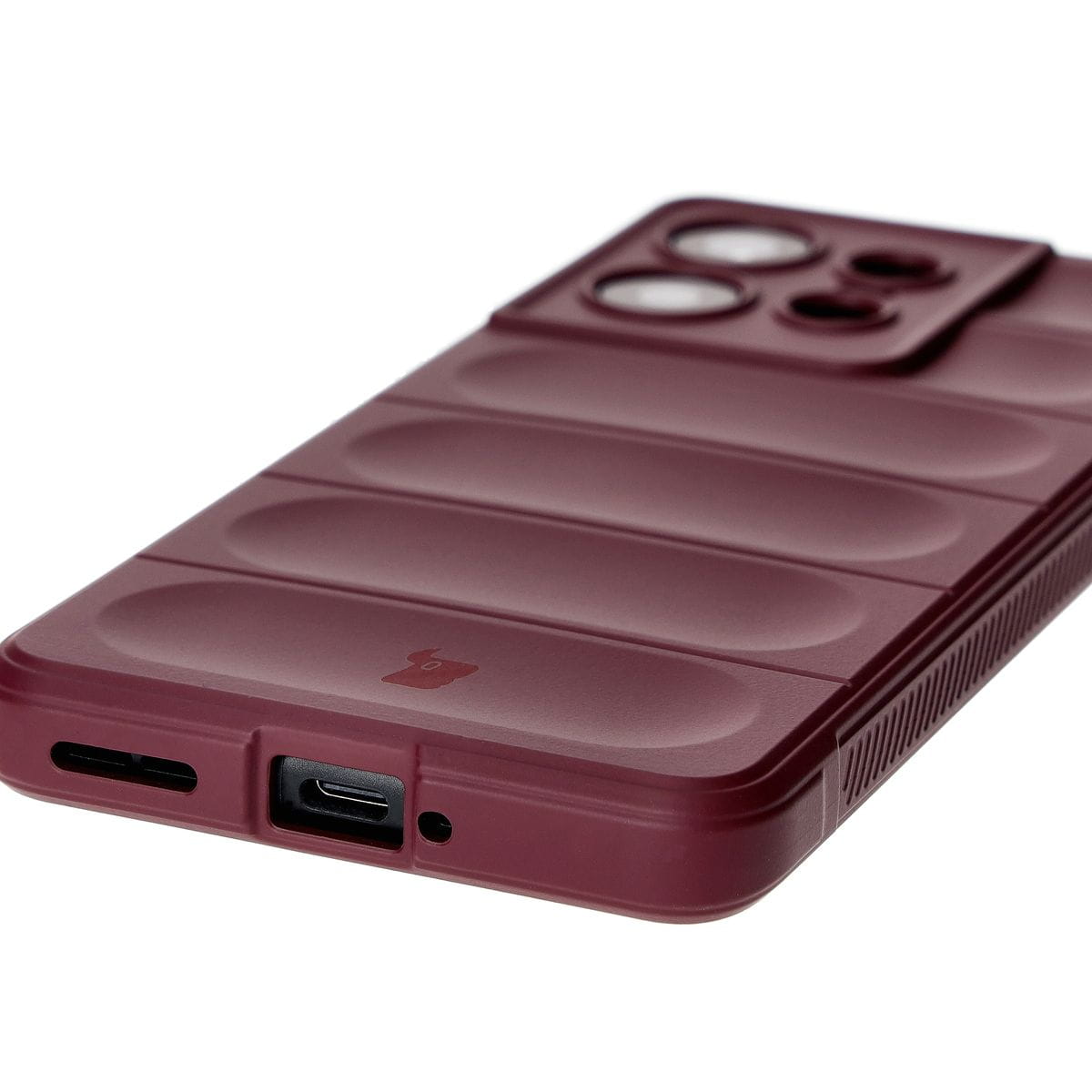 Husa Bizon Case Tur pentru Motorola Edge 50 Pro, violet inchis