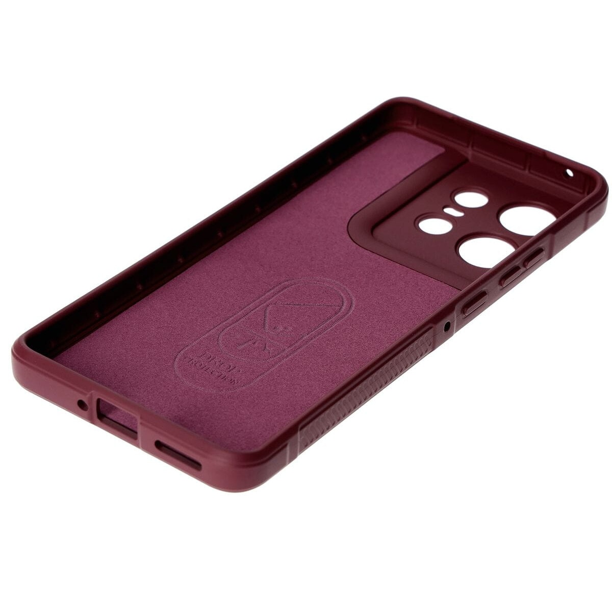 Husa Bizon Case Tur pentru Motorola Edge 50 Pro, violet inchis