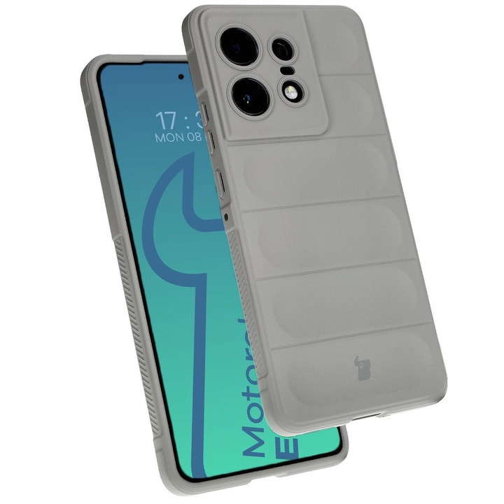 Кейс Bizon Case Tour за Motorola Edge 50 Pro, светло сив