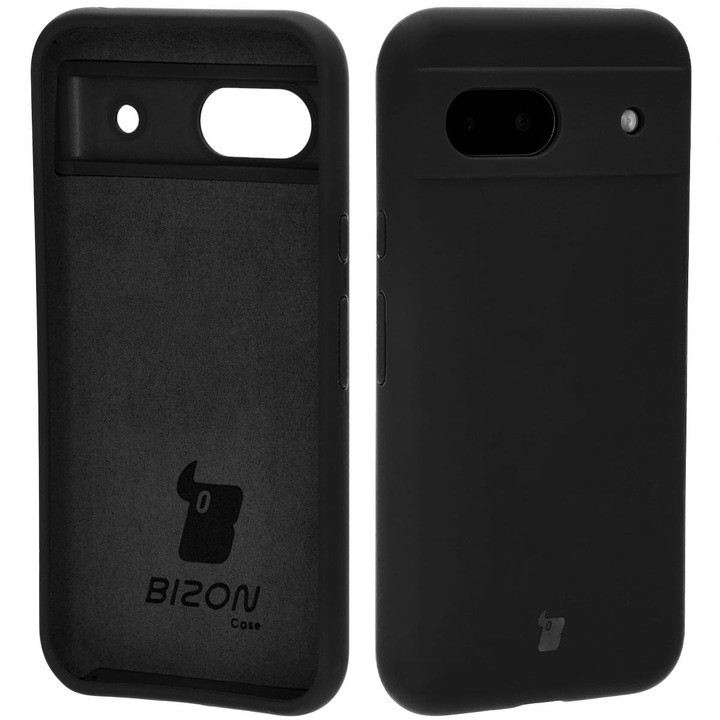 Husa Bizon Soft Case pentru Pixel 8a, Negru