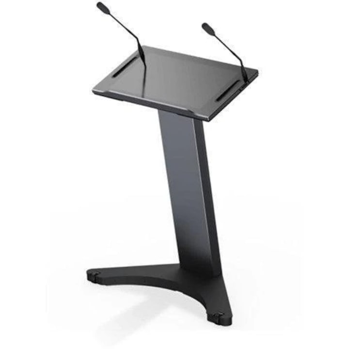 Pupitru conferinta interactiv Maxhub SL22MC, ecran tactil 21.5”, 450cd/mp, 1000:1, 2 microfoane, PC i5-1240P, 16GB, 256GB, reglabil pe inaltime