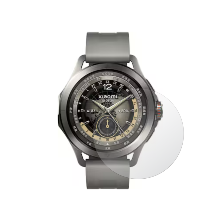 Комплект от 2X iSkinz защитно фолио за екран за Xiaomi Watch S4 Sport, Invisible Skinz Matte, Matte Silicone Anti-Fingerprint, Anti-Reflex, Adhesive and Flexible