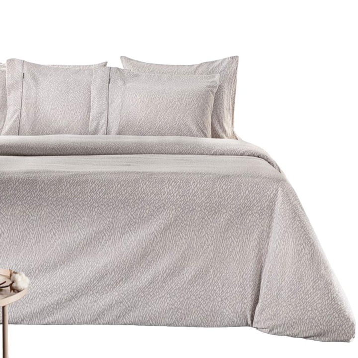 Lenjerie de pat Guy Laroche, Bumbac, Bej, 170x265/50x70 cm