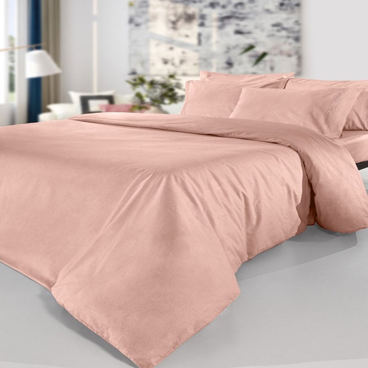 Lenjerie de pat Color Plus, Guy Laroche, coral, 170x270cm, 200x265cm, 240x270cm, 270x280cm