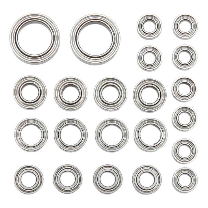 Kit de rulmenti RC Enforose 22 buc din otel inoxidabil, 5 dimensiuni diferite, piese de upgrade pentru rulmenti pentru masina RC pentru Traxxas TRX4M 1/18 RC Crawler