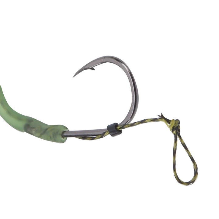 20 darabos horgonykampó készlet, longziming, rozsdamentes acél, 20 cm, zöld