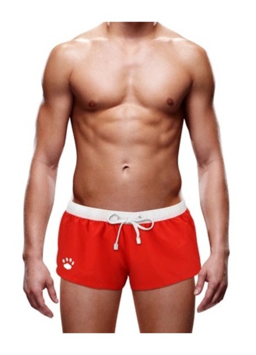 Costum de baie barbati, Prowler, Poliester, Rosu