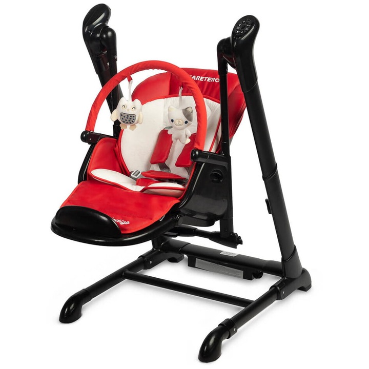 Електрическа люлка 2 в 1, Caretero Indigo, 60x90x103см, 15кг