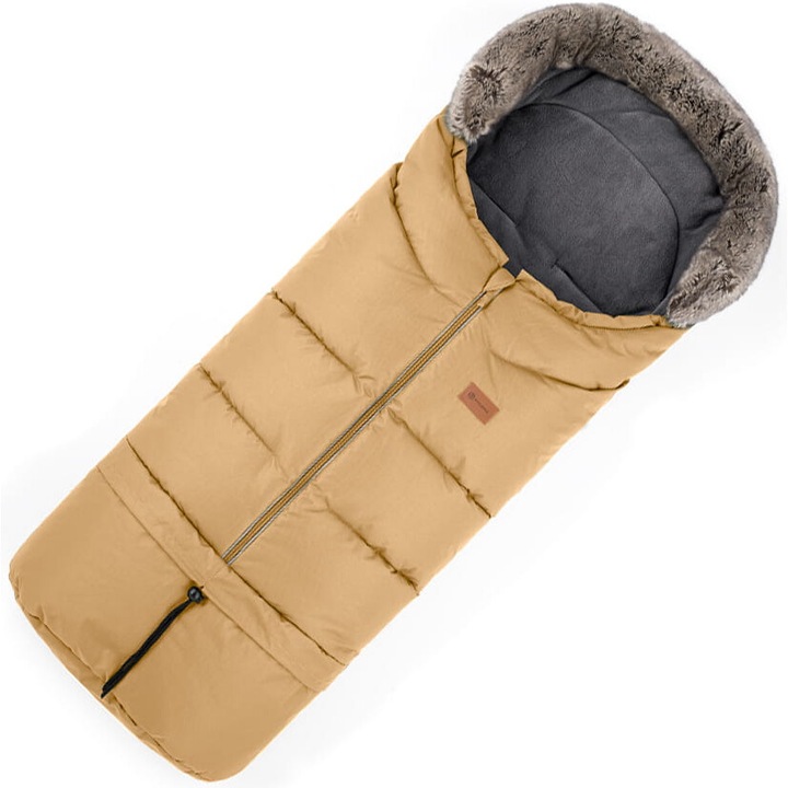 Sac de dormit pentru carucior, Petite&Mars Arctic, Maro
