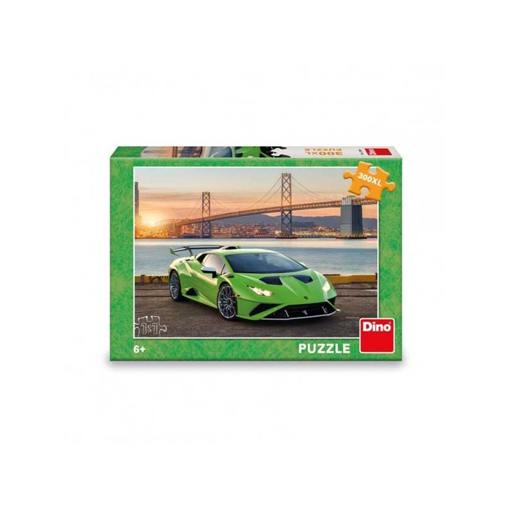 Puzzle Dino 300XL, 27.4x27.4x4.2cm, 6+, multicolor