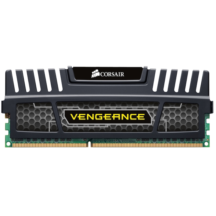Corsair Vengeance 8GB memória, DDR3, 1600MHz, 10-10-10-27, 1.5V, Hűtő, Fekete