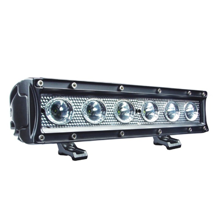 LED бар за кола офроуд 30W/12V-24V, 2700 лумена, 10.5"/27 см, лъч на точка 8°