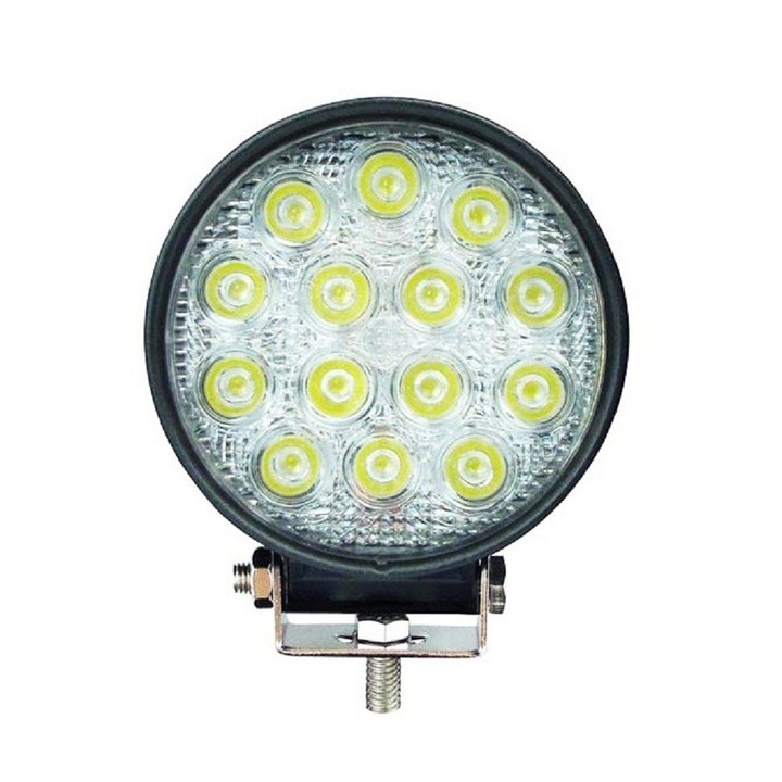 Proiector LED auto offroad XtremeVision® 42W/12V-24V, 3080 lumeni, rotund, spot beam 30°