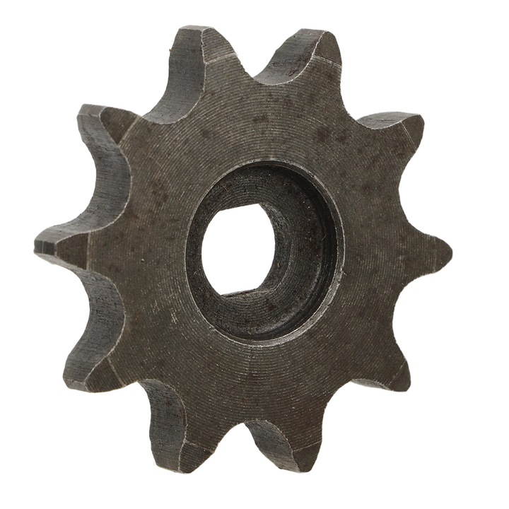 Kerékpár lánckerék, 10 fogú, szénacél, fekete